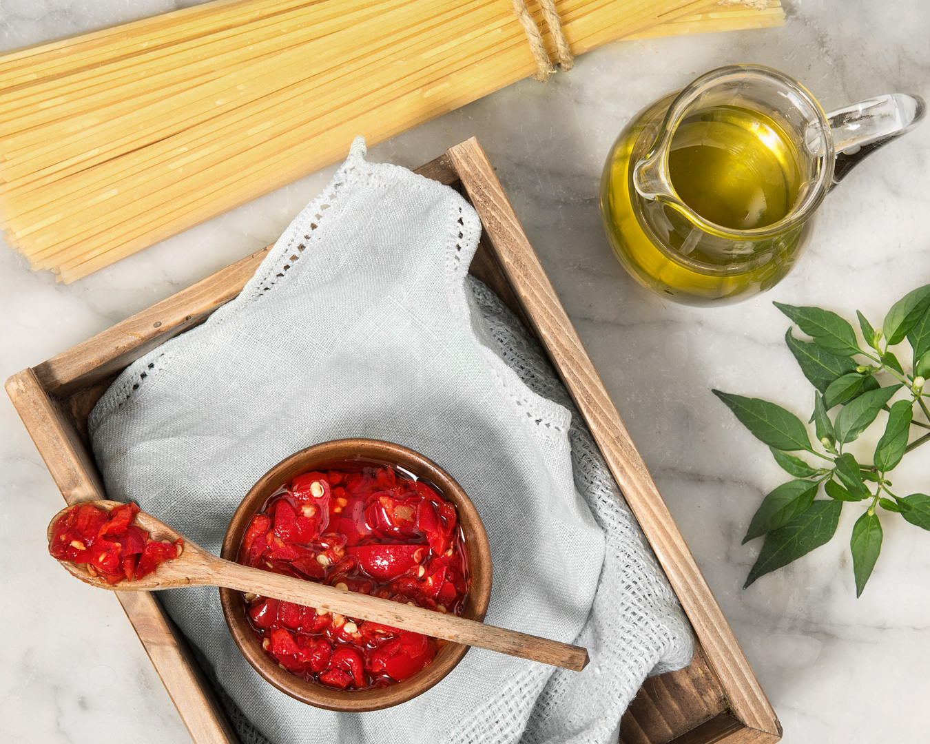 Calabrian chili peppers lifestyle food photography Stefania Cola